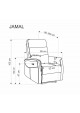 Fotelis reglaineris - Jamal